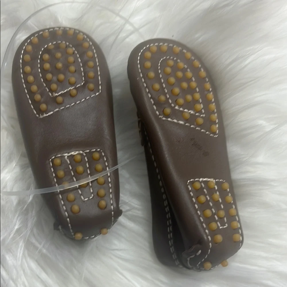 Alanta Moccasin For Babies Size EU 22 US 18-24 Months Brown Leather lining
